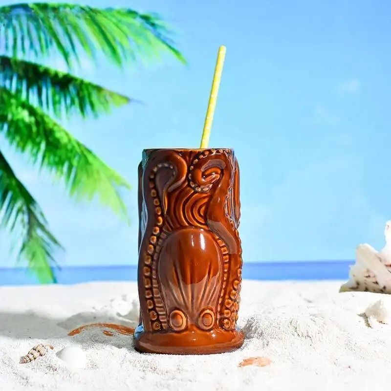 TIKI Bar Cocktail Cup Hawaii T - Wine Beer Indian review and price